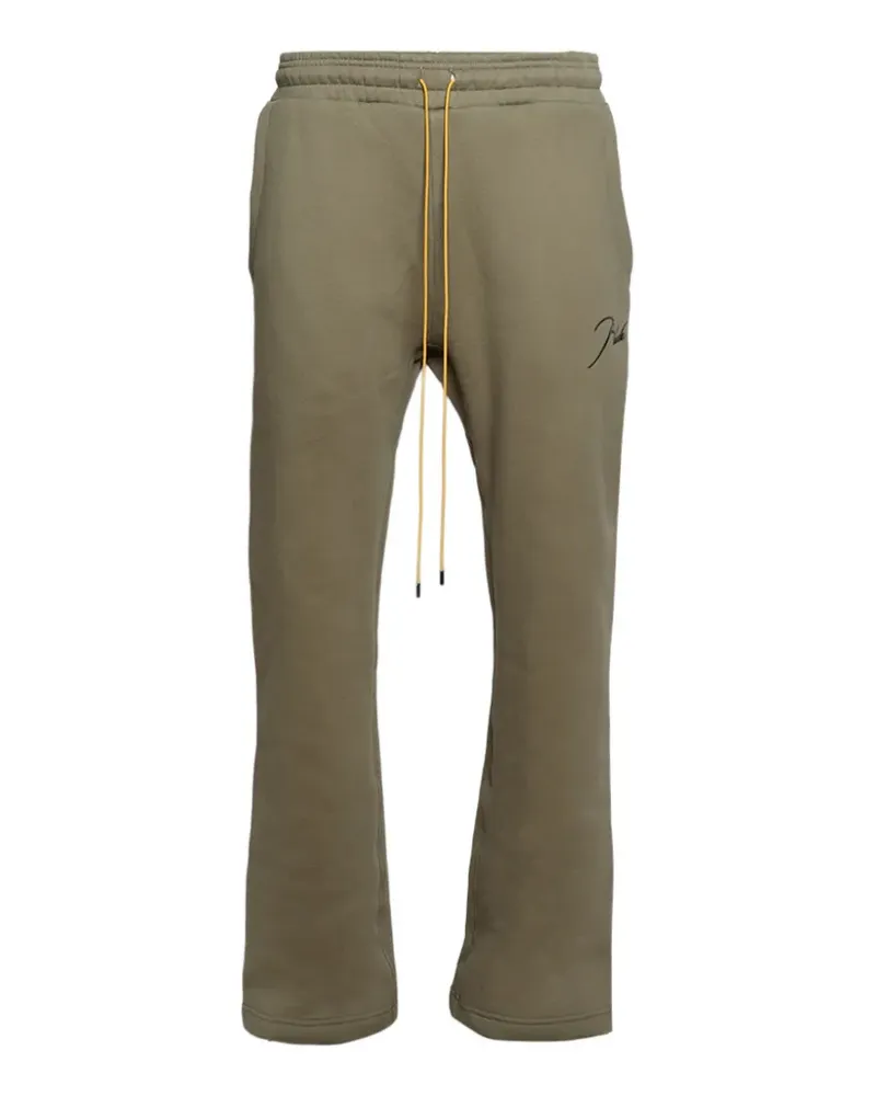 RHUDE Classique drawstring track pants - Grün Grün