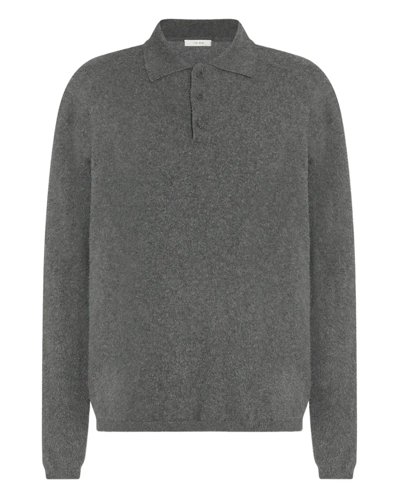 The Row Almot textured polo shirt - Grau Grau