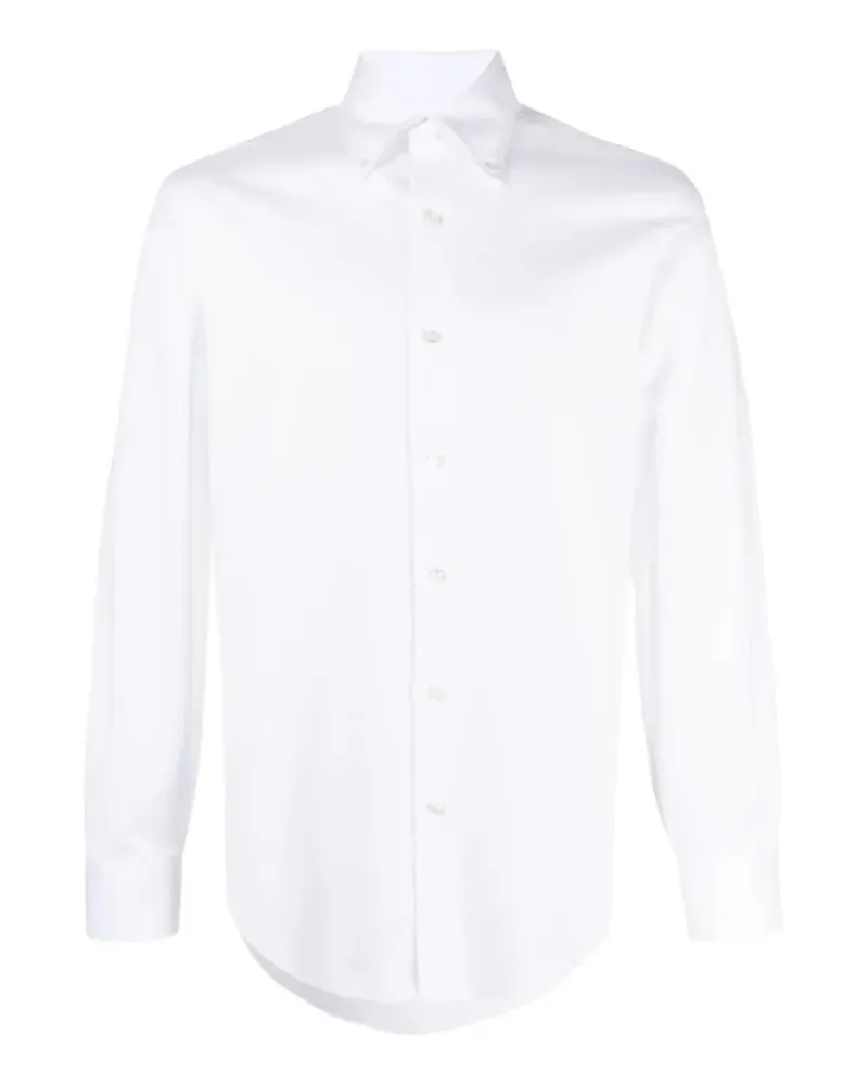 BARBA button-down long-sleeve shirt - Weiß Weiß