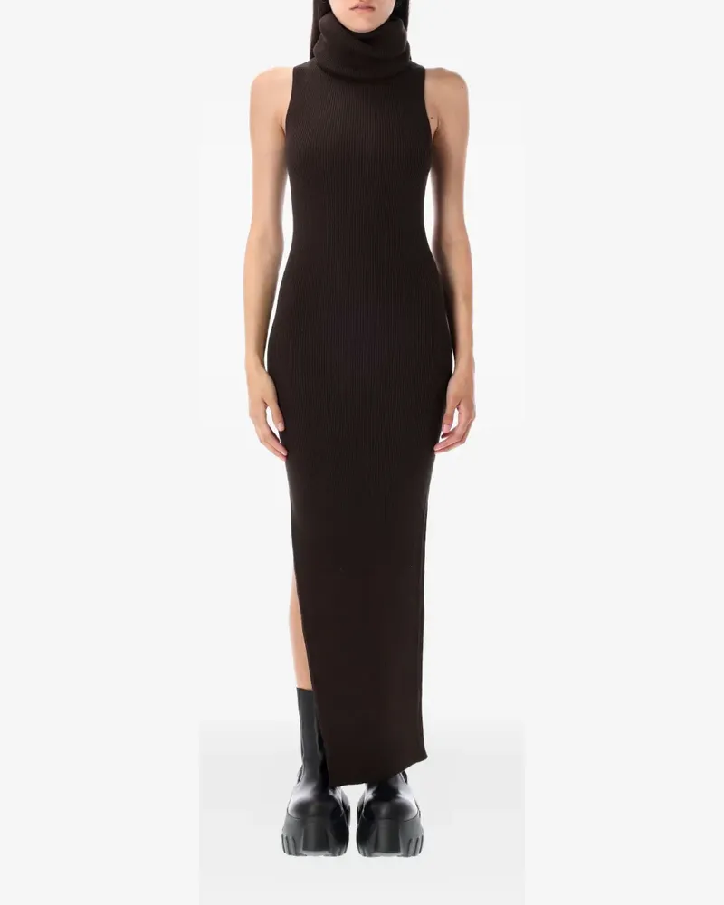 Rick Owens Ärmelloses Maxikleid - Braun Braun