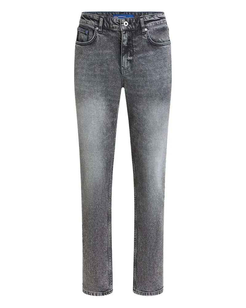 Karl Lagerfeld Jeans aus Baumwollstretch - Grau Grau