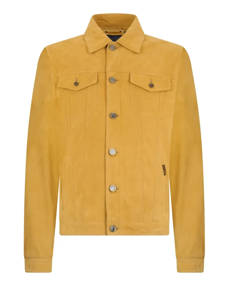 MOORER Jacke mit Taschen - Gelb Gelb