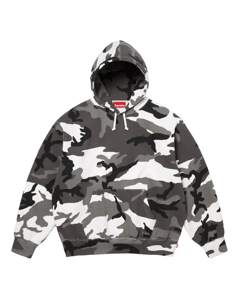 Supreme Being Hoodie mit Camouflage-Muster - Grau Grau