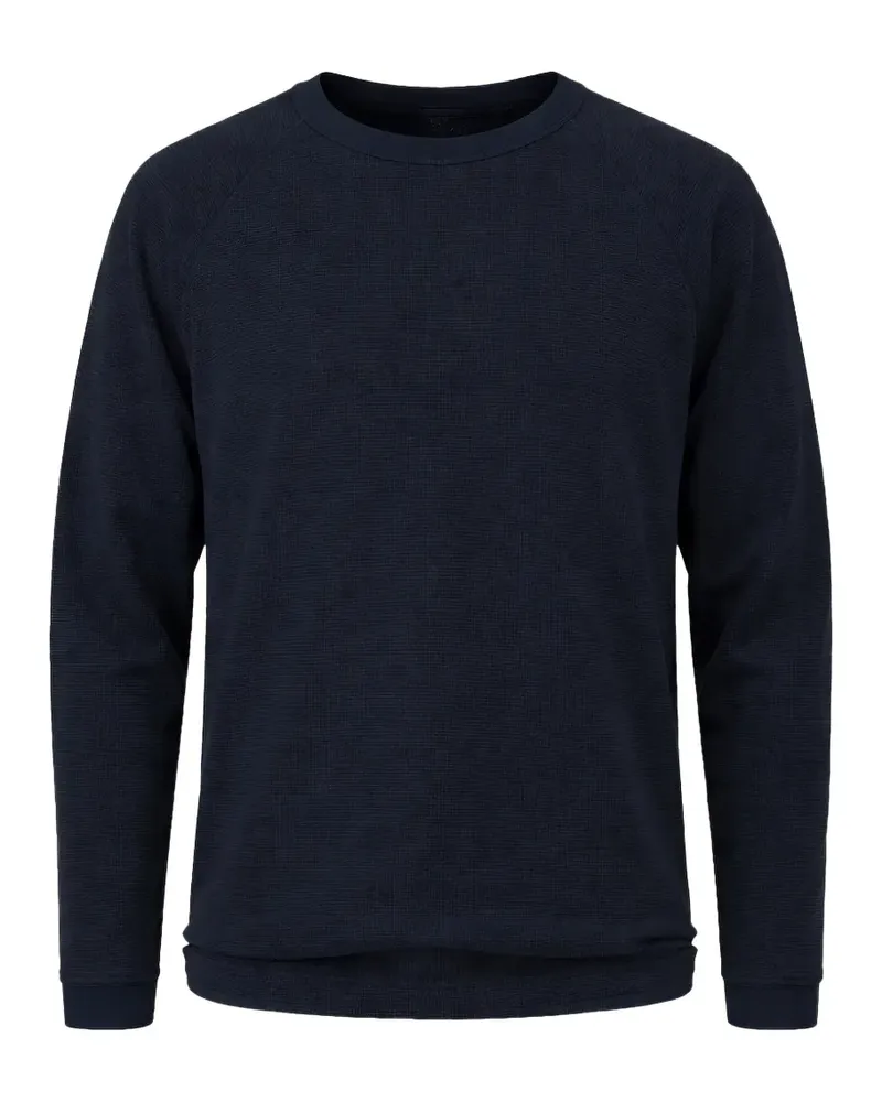 Closed crew-neck sweatshirt - Blau Blau