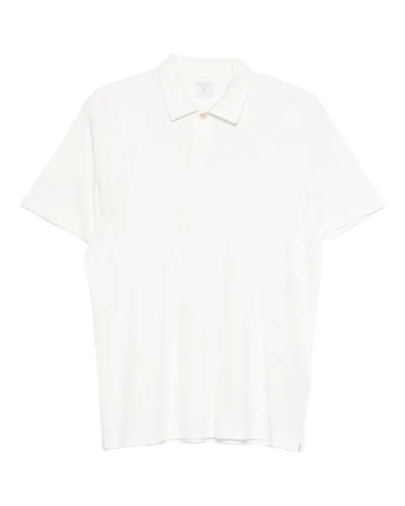 Eleventy Kurzärmeliges Poloshirt - Weiß Weiß
