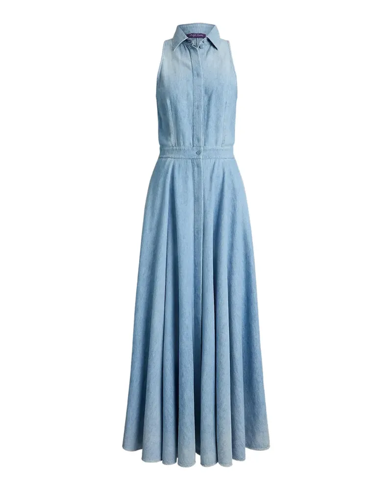 Ralph Lauren Peyten cotton denim day dress - Blau Blau