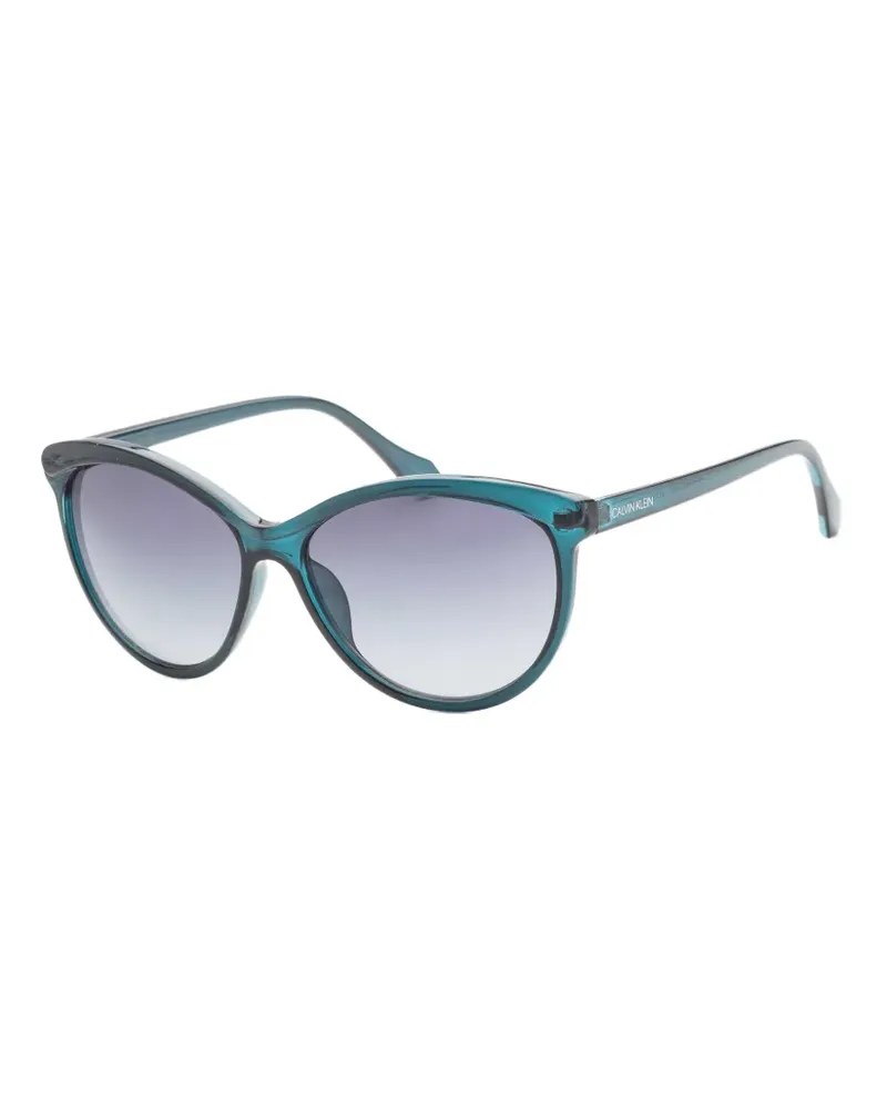 Calvin Klein Sonnenbrille mit Cat-Eye-Gestell - Blau Blau