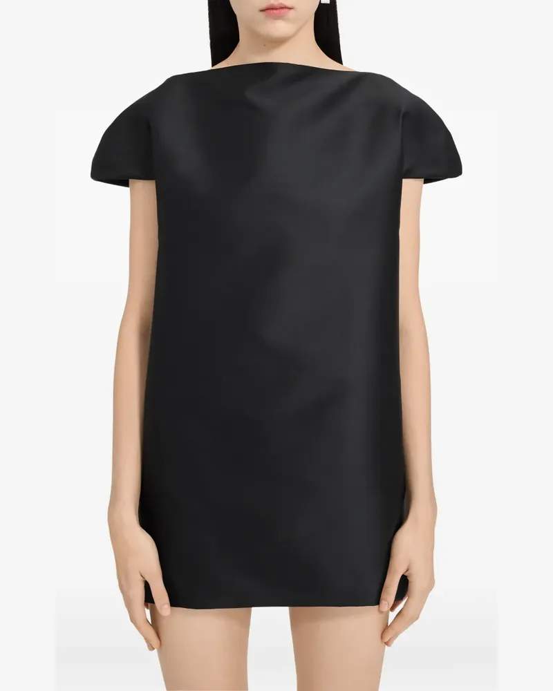 Maison Margiela Minikleid mit angeschnittenen Ärmeln - Schwarz Schwarz