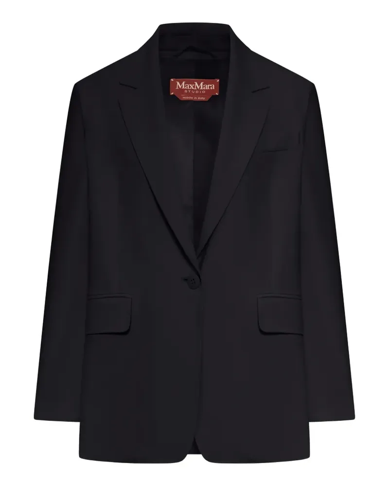 Max Mara button single-breasted blazer - Schwarz Schwarz
