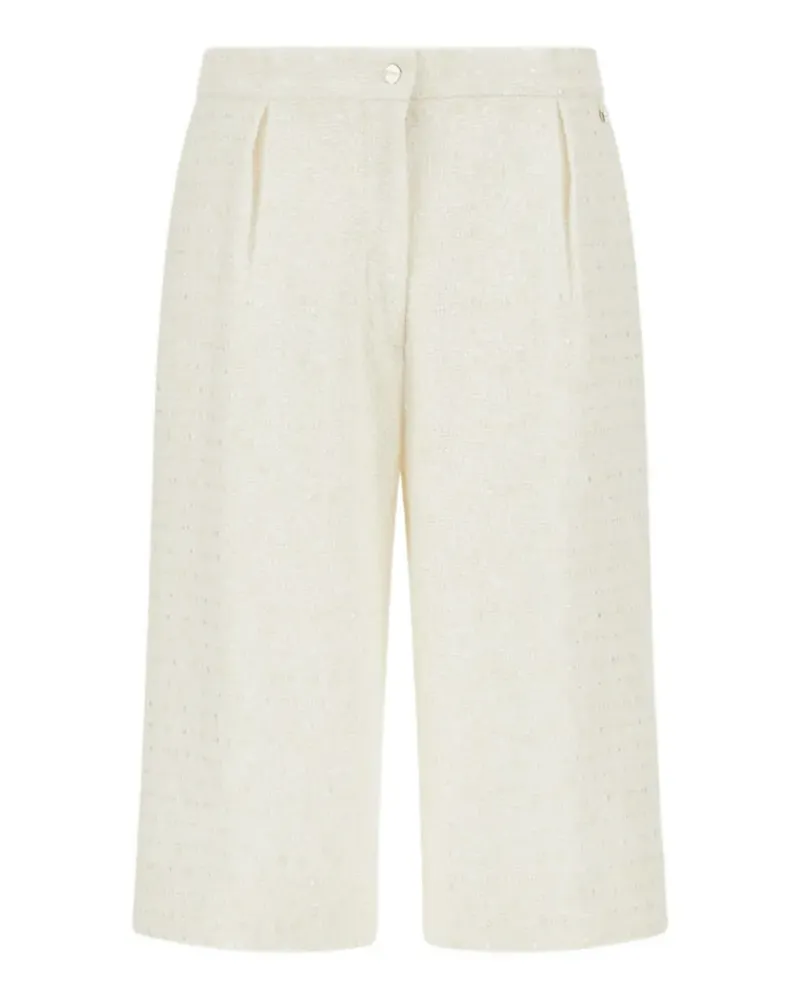 Herno Tweed-Shorts mit Umschlag - Nude Nude