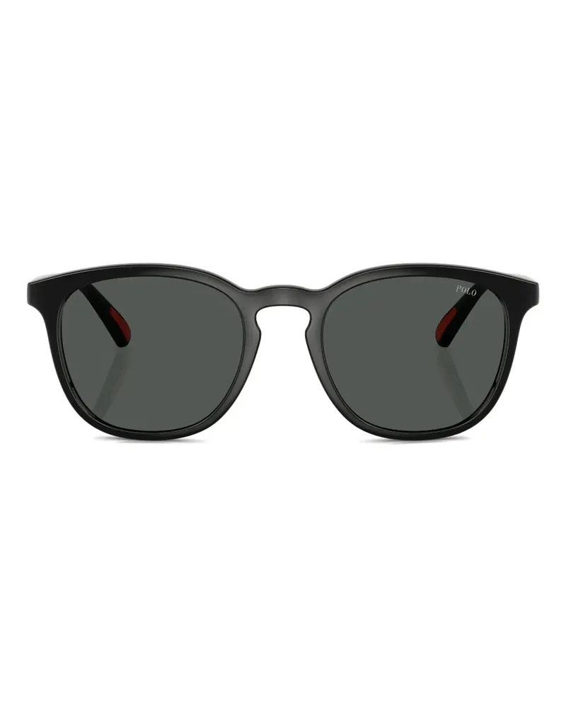 Ralph Lauren Sonnenbrille mit eckigem Gestell - Schwarz Schwarz