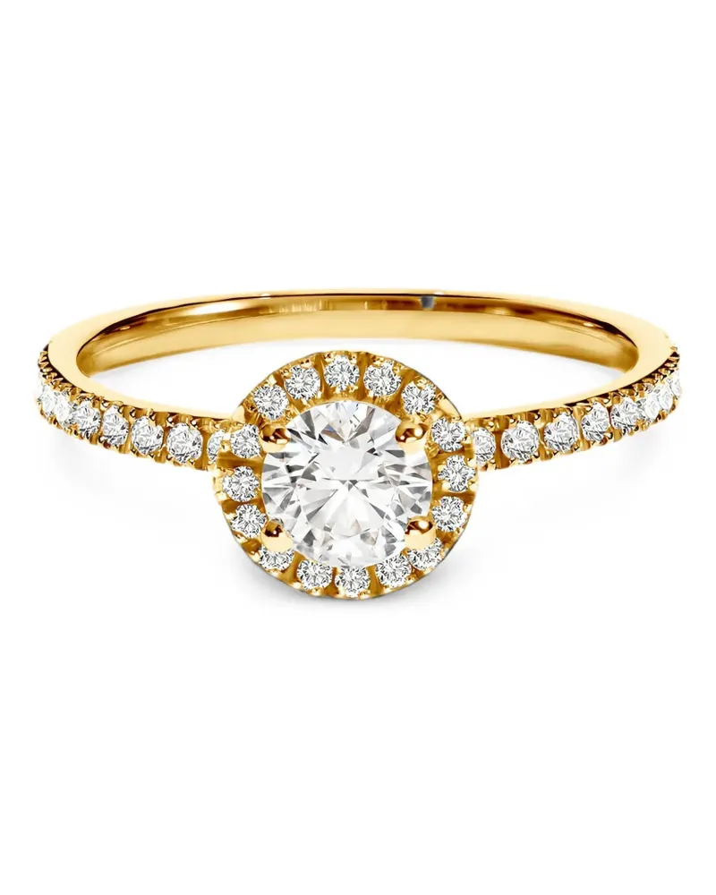Loyal.e Paris Solitaire Absolue Couronne Ring mit Diamant - Gold Gold