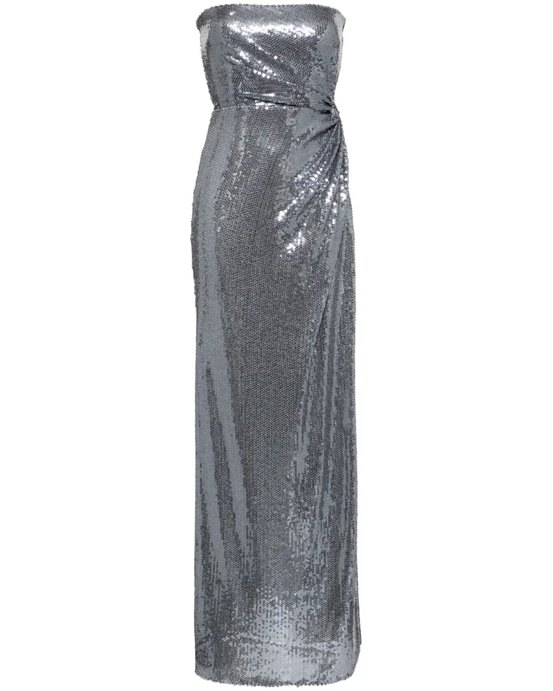 Alex Perry Schulterfreies Abendkleid - Metallic Metallic