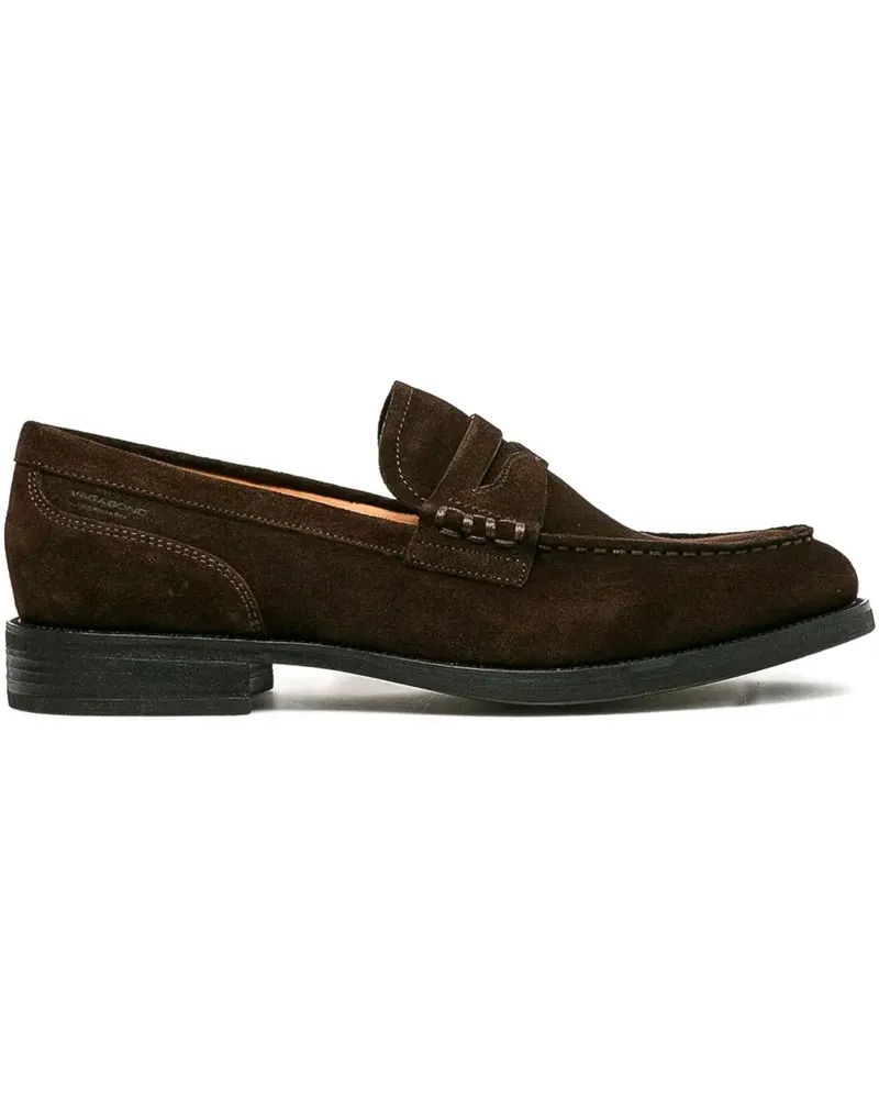 Vagabond Penny-Loafer aus Wildleder - Braun Braun