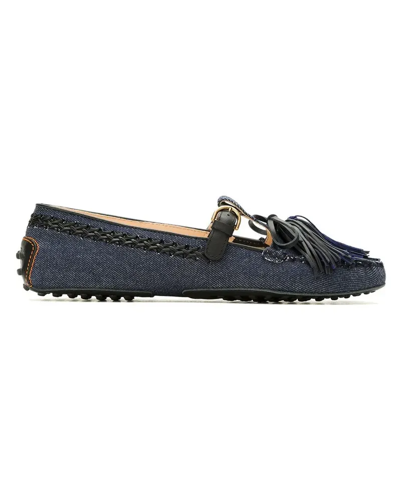 TOD'S Gommino denim loafers - Blau Blau