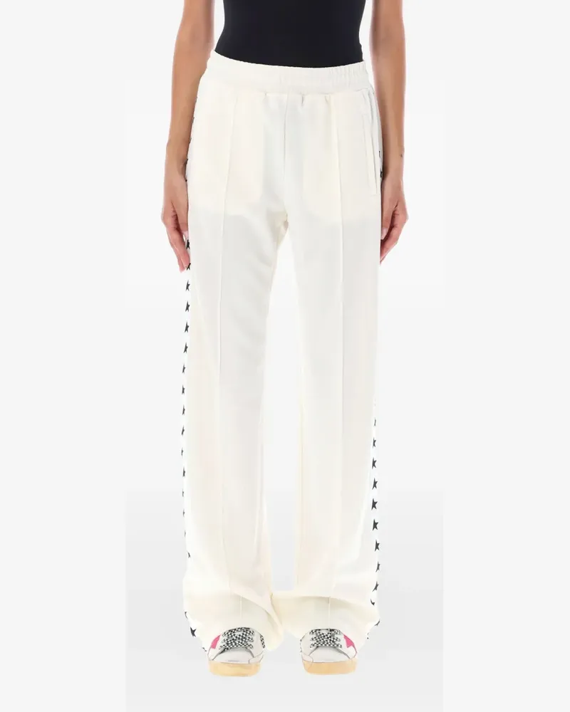 Golden Goose Jogginghose mit Sternmotiv - Weiß Weiß