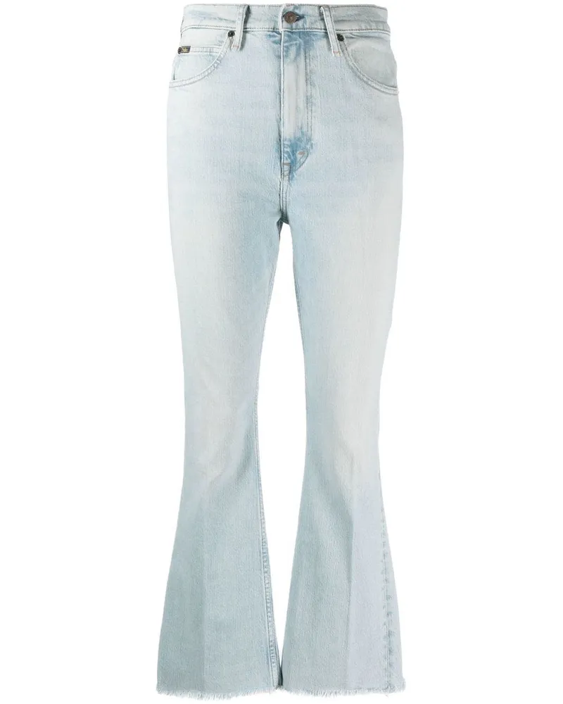 Ralph Lauren Cropped-Jeans mit hohem Bund - Blau Blau