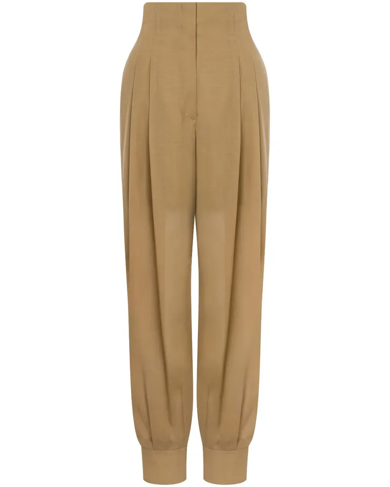 Philosophy Di Lorenzo Serafini Plissierte Tapered-Hose - Grün Grün