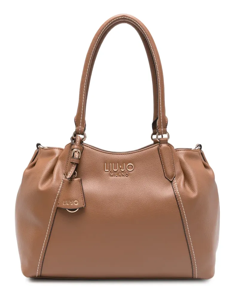 Liu Jo logo-plaque tote bag - Braun Braun