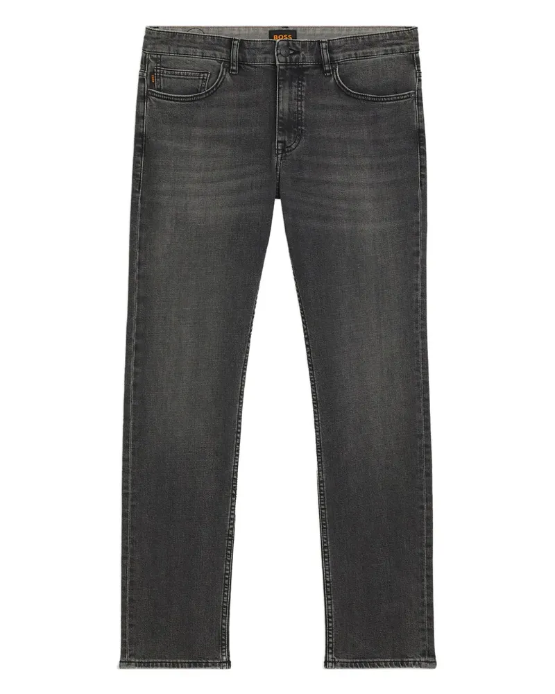 HUGO BOSS Five-Pocket-Jeans - Grau Grau