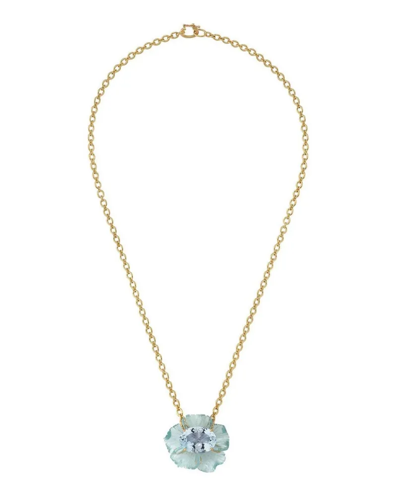 Irene Neuwirth 18kt Tropical Flower Gelbgoldhalskette Gold
