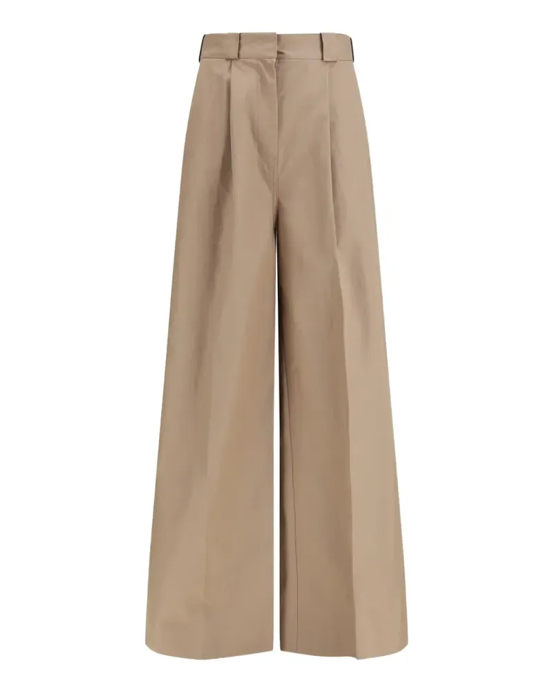 Balenciaga high-waisted flared trousers - Nude Nude