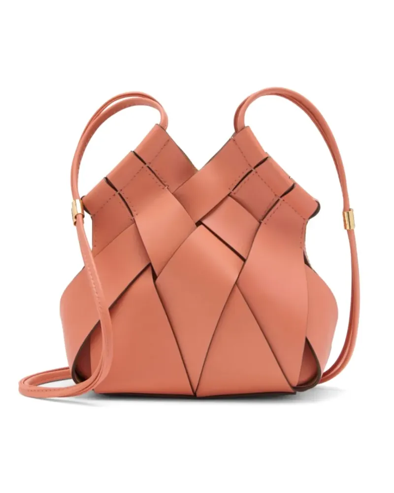 Ulla Johnson Gewebte Charlotte Umhängetasche - Schwarz Schwarz