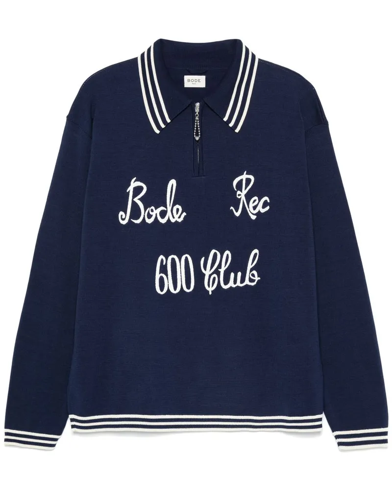 BODE Club Poloshirt - Blau Blau