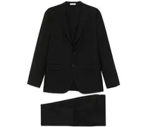 Einreihiger Anzug - Schwarz