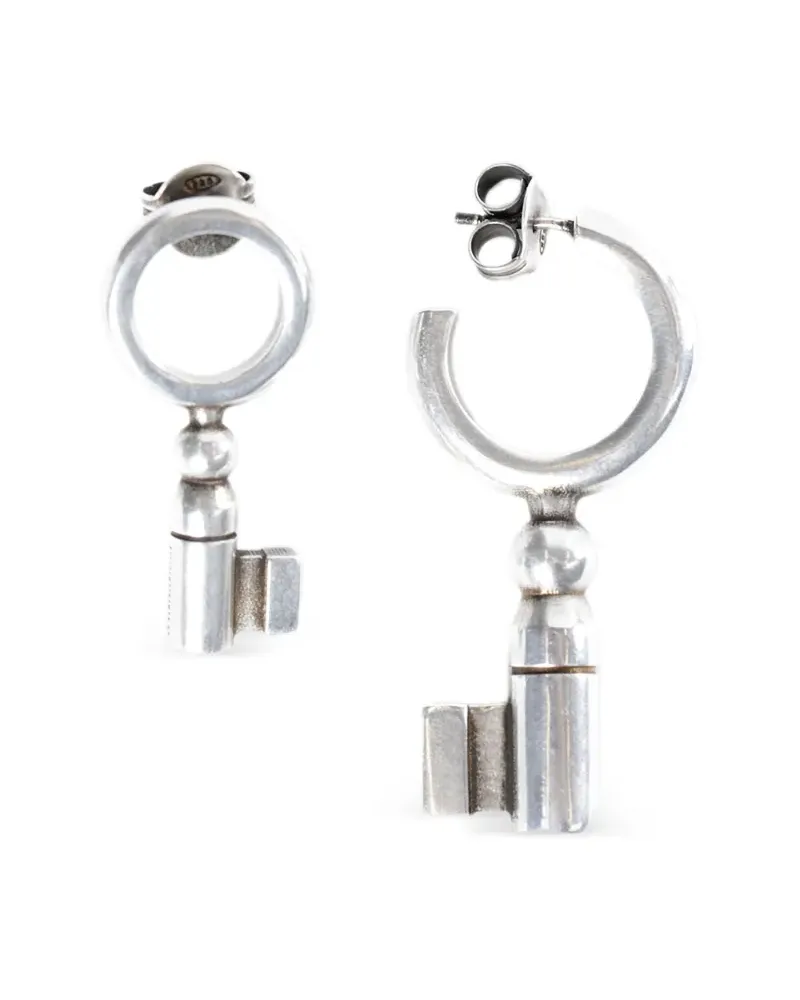 Ann Demeulemeester Foka Key Hängeohrringe - Silber Silber