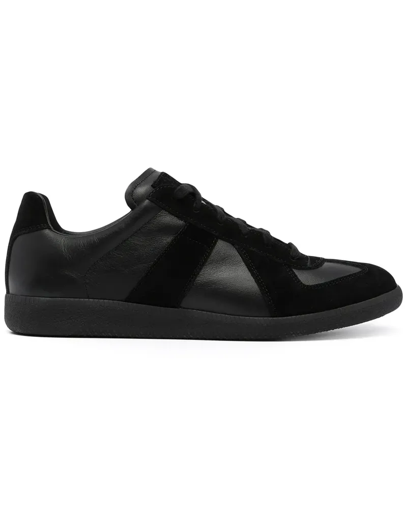 Maison Margiela Slip-On-Sneakers mit Kontrastbesatz - Schwarz Schwarz