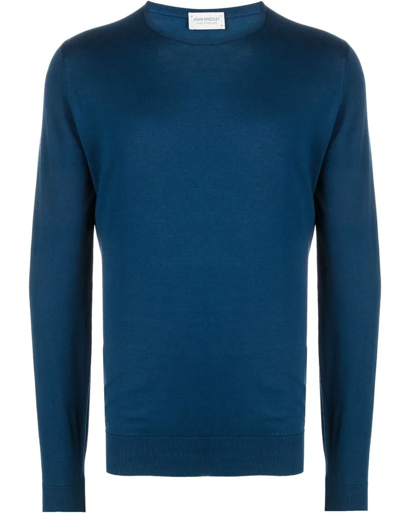 John Smedley Pullover mit rundem Ausschnitt - Blau Blau
