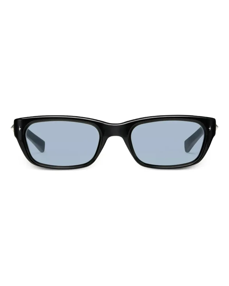 Gentle Monster Eckige Kant 01 (BL) Brille mit Sternverzierung - Schwarz Schwarz