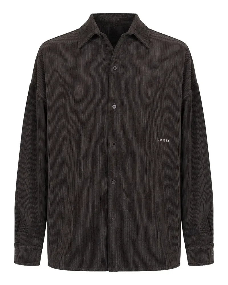Société Anonyme corduroy long-sleeve overshirt - Braun Braun