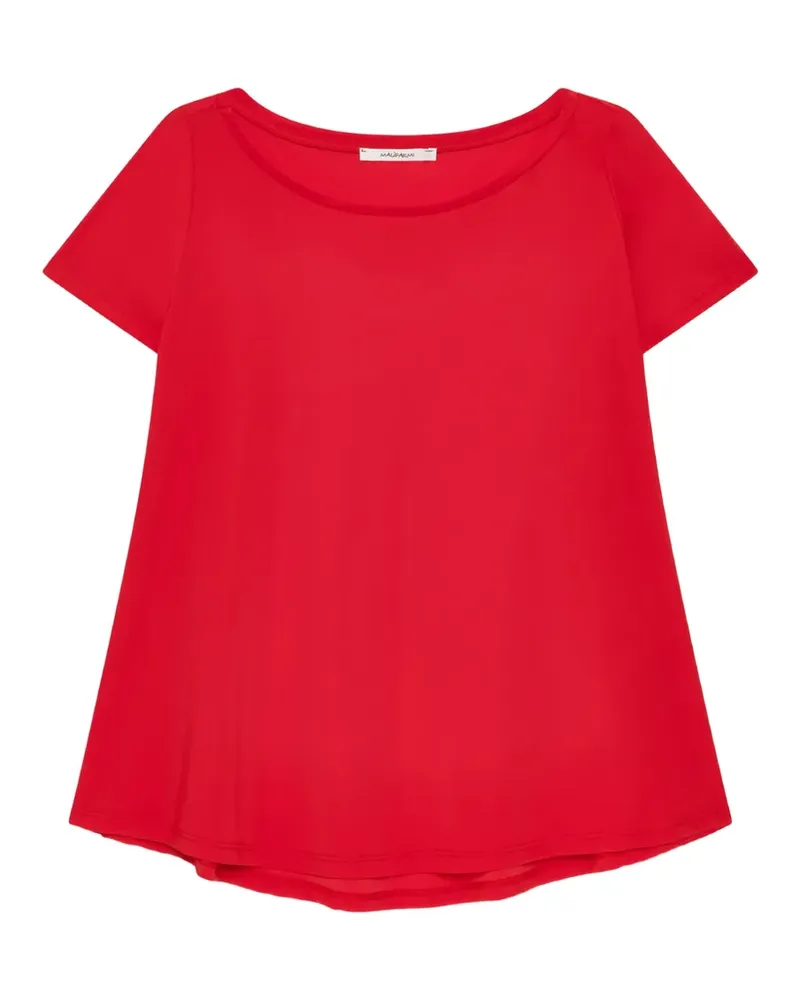 Maliparmi boat-neck A-line T-shirt - Rot Rot