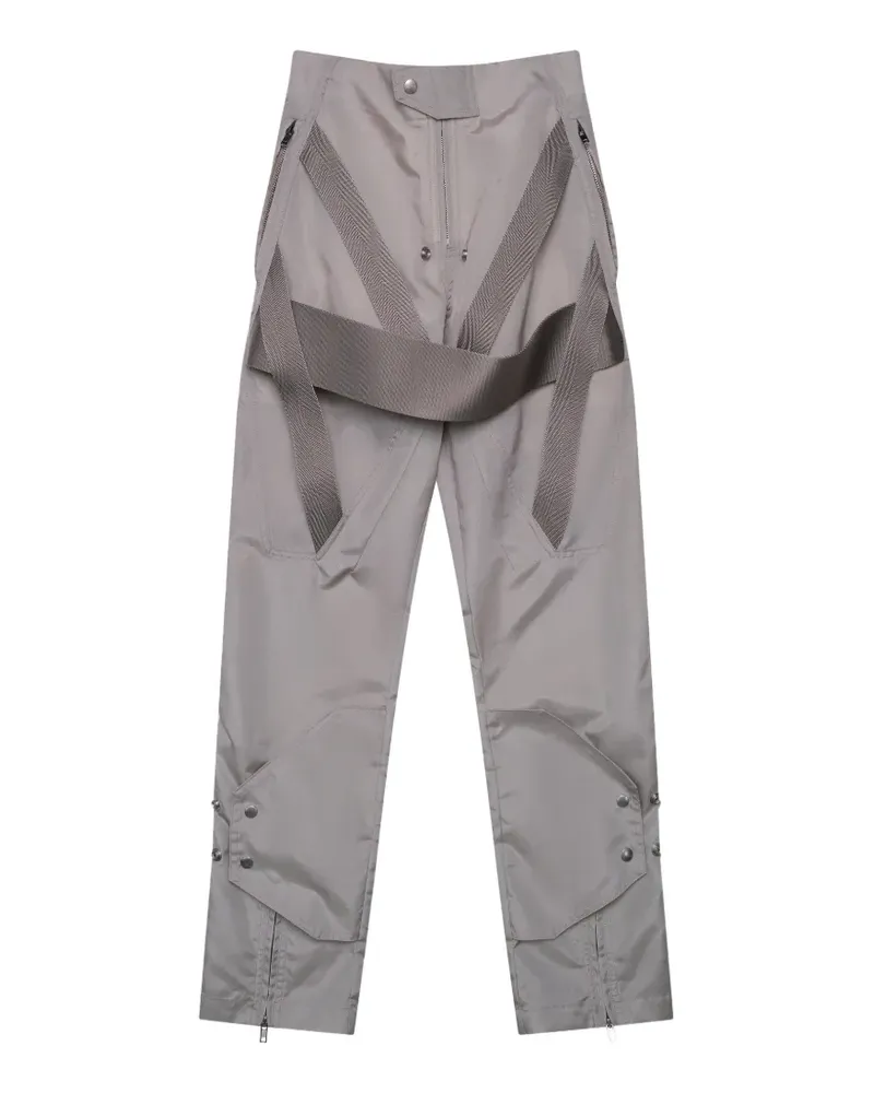Rick Owens Megastrapped Moto Hose - Grau Grau