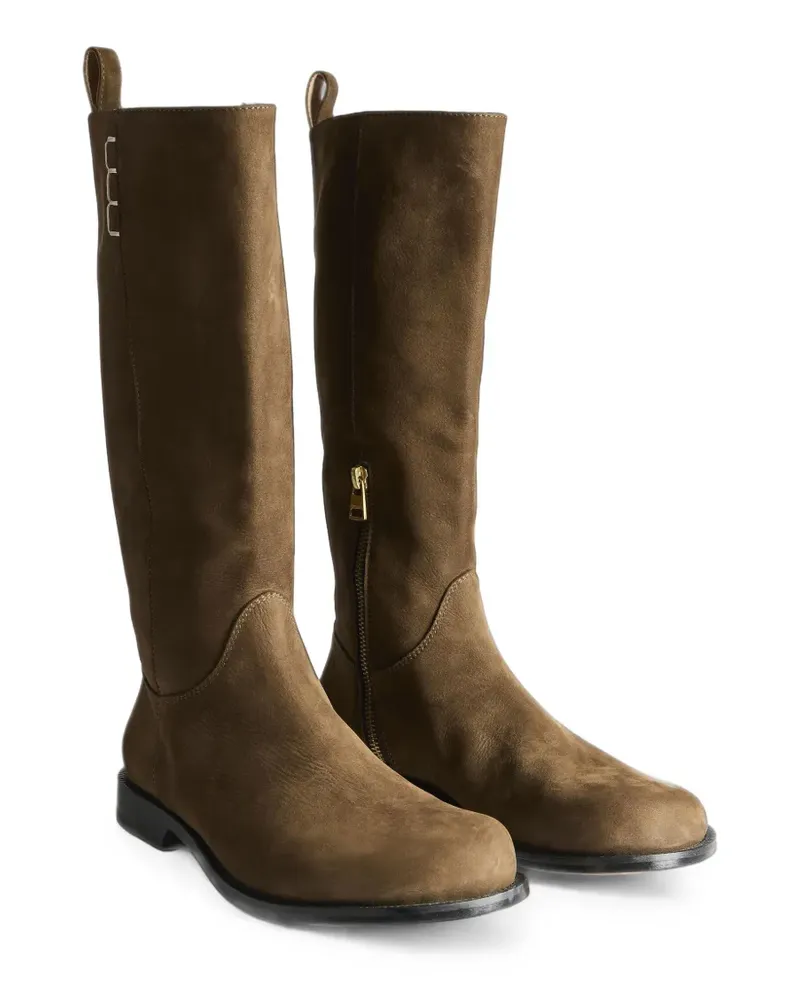 J.W.Anderson suede knee-high boots - Braun Braun