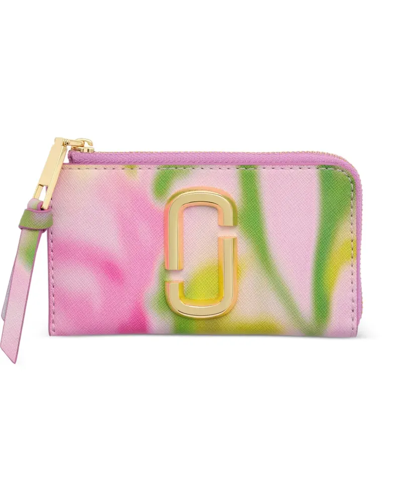 Marc Jacobs The Blurred Floral Snapshot floral-print wallet - Rosa Rosa