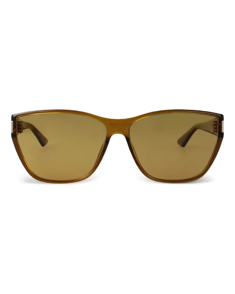 Saint Laurent Eckige SL758 Sonnenbrille - Braun Braun