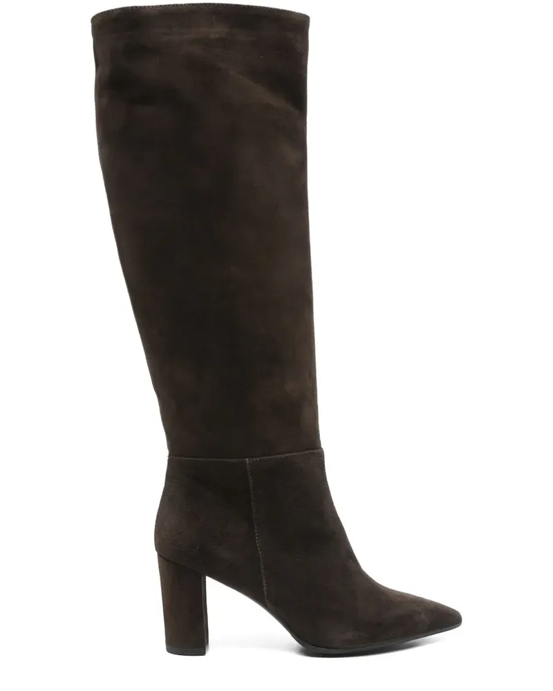 Thea Mika Stiefel mit Blockabsatz 80mm - Braun Braun