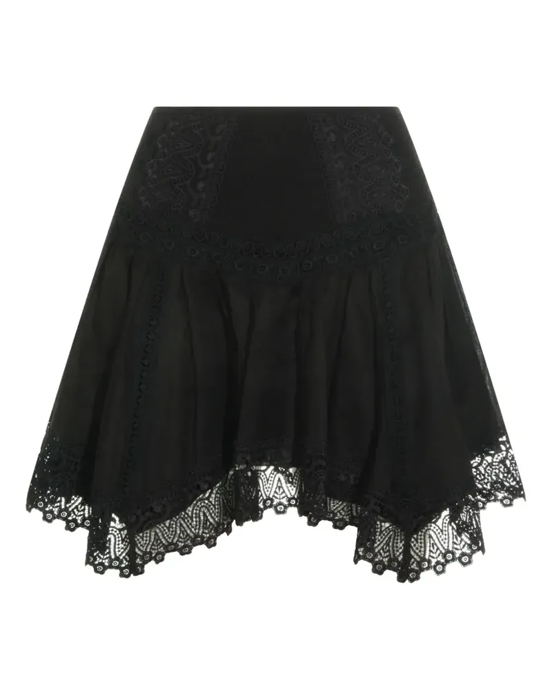 Charo Ruiz Taléa lace mini skirt - Schwarz Schwarz