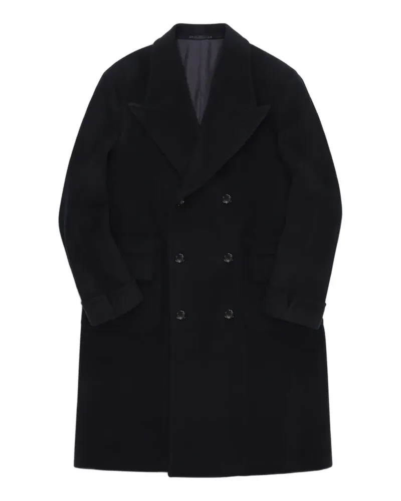 Fortela Bogart double-breasted coat - Blau Blau