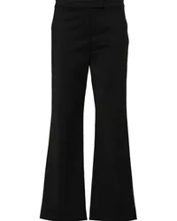 Max Mara Ausgestellte Conico Twill-Hose Schwarz