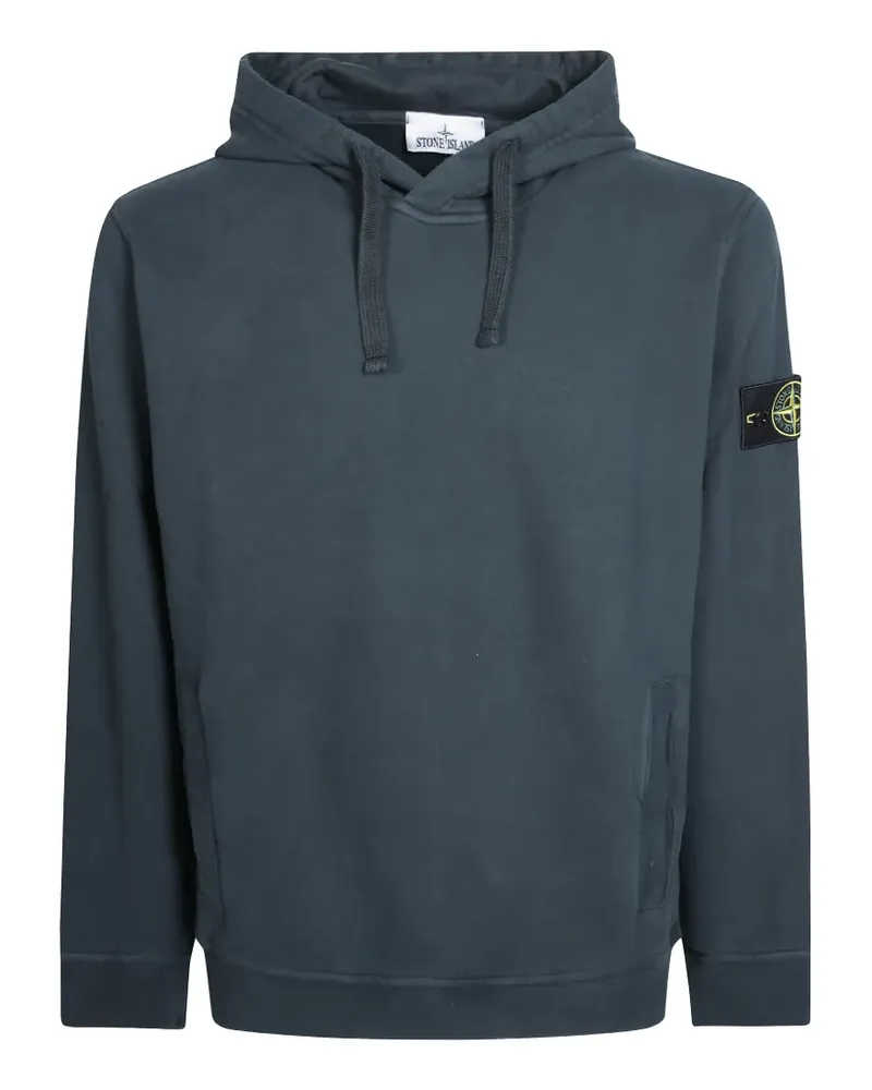 Stone Island 6100048 brushed organic cotton fleece sweatshirt - Grün Grün