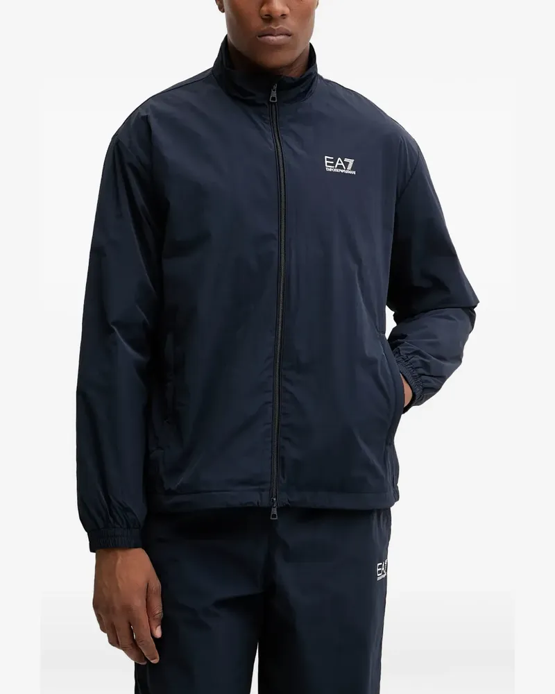 EA7 logo-detail tracksuit - Blau Blau