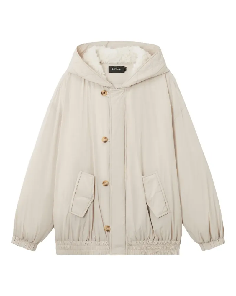 Tout a Coup Kapuzenjacke mit Knöpfen - Nude Nude