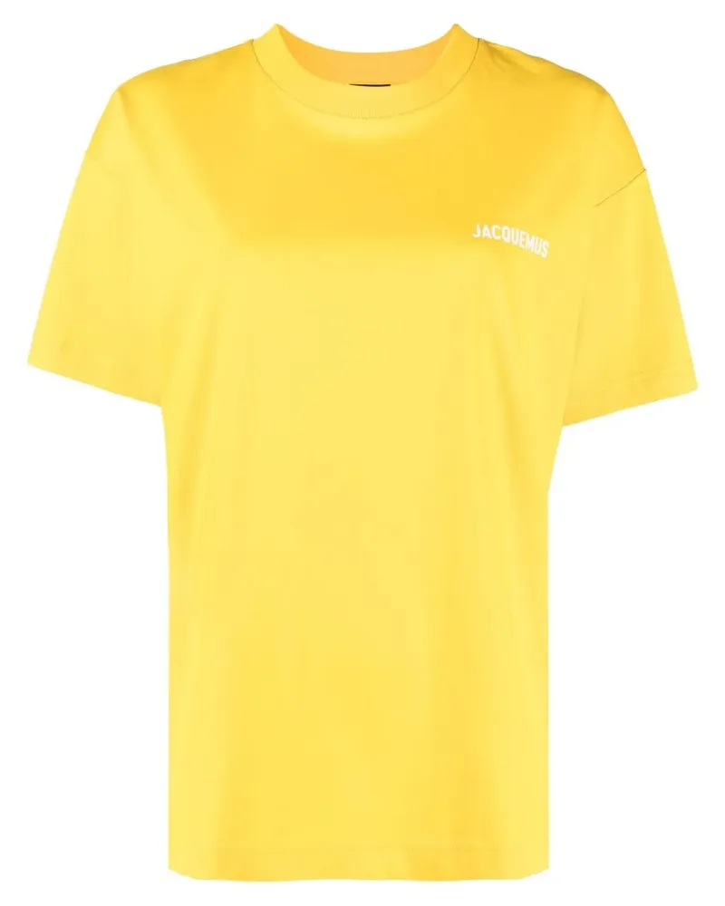 Jacquemus T-Shirt mit -Logo - Gelb Gelb