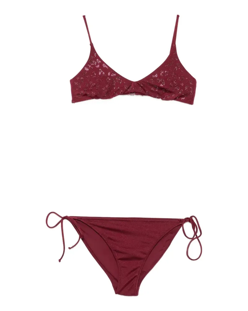 MC2 Saint Barth Virgo Bikini mit Pailletten - Rot Rot