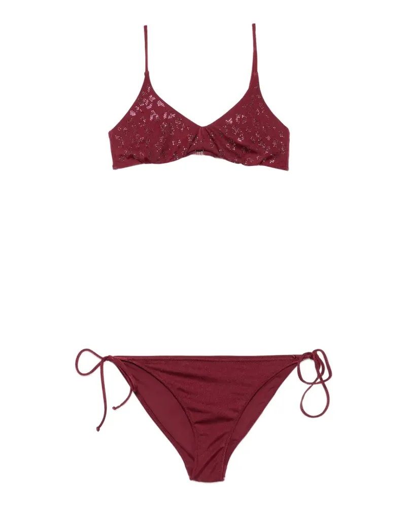 MC2 Saint Barth Virgo Bikini mit Pailletten - Rot Rot
