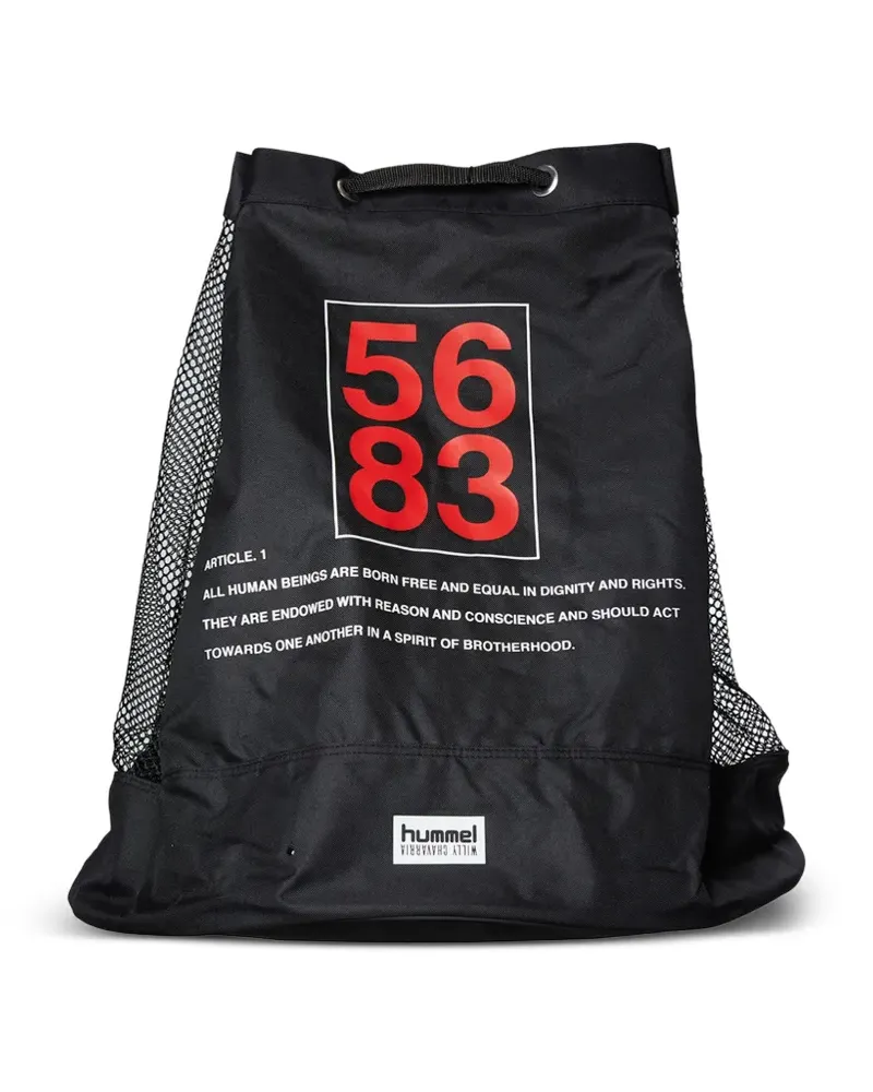 hummel x Willy Chavarria mesh backpack - Schwarz Schwarz